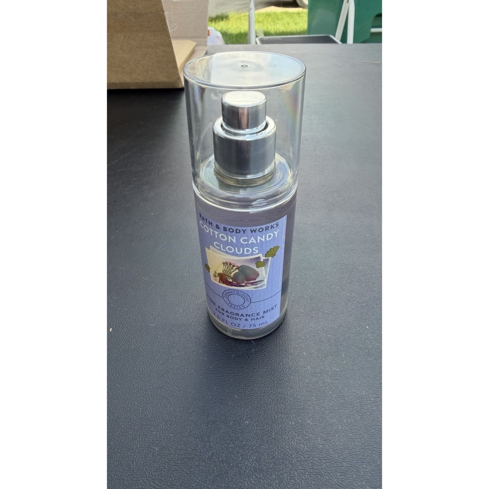Bath & Body Works Cotton Candy Clouds Fine Fragrance Mist 2.5 oz Free New